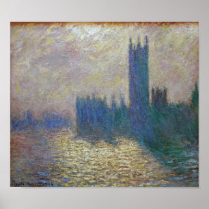 Houses of Parliament (London), Monet Poster