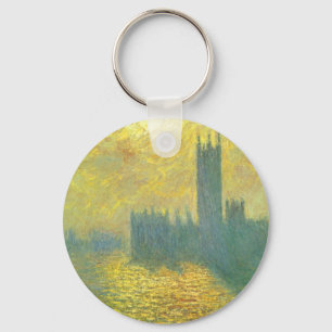 Houses of Parliament, Stormige lucht door Claude M Sleutelhanger