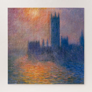 Houses of Parliament, Zonsondergang   Claude Monet Legpuzzel