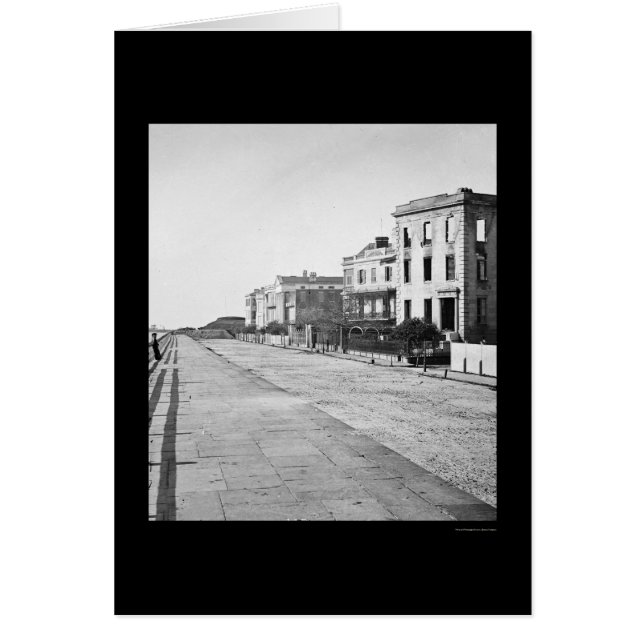Houses on the Battery in Charleston, SC 1865 (Voorkant)