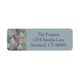 Houses on the Hill Return Address Labels