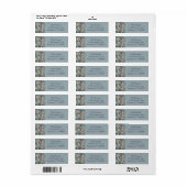 Houses on the Hill Return Address Labels (Full Sheet)