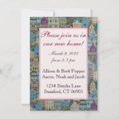 Houses op de heuvelkaart save the date (Voorkant)