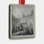 Houses op Surgeons' Square in Edinburgh Metalen Ornament (Rechts)