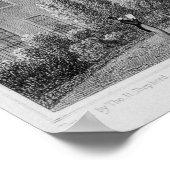 Houses op Surgeons' Square in Edinburgh Poster (Hoek)