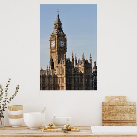Houses Parlement en Big Ben Uk Poster (Keuken)