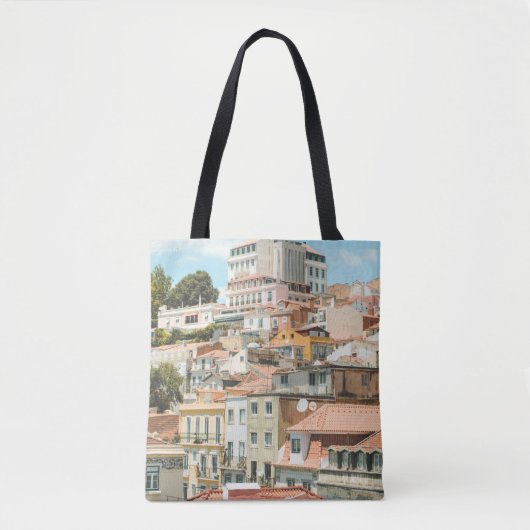 HOUSES UNDER CLEAR SKY TOTE BAG (Voorkant)
