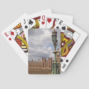 Houses van het parlement en Big Ben in London card Speelkaarten