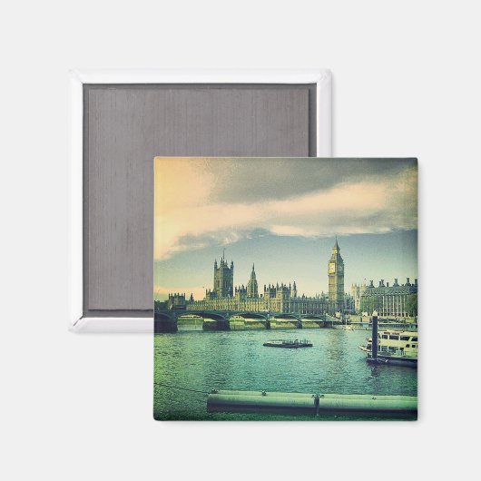 Houses van het Parlement Magnet (Voorkant / Achterkant)