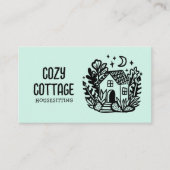 Housesitter Petsitter Home Schattige Cottage Art C Visitekaartje (Voorkant)