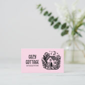 Housesitter Petsitter Home Schattige Cottage Art C Visitekaartje (Staand voorkant)