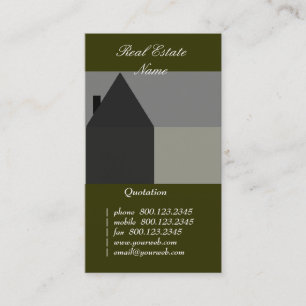 Housetop Roof Construction BlackGrey Visitekaartje