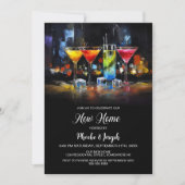 Housewarming Cocktail Party Kaart (Voorkant)