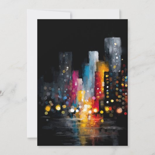 Housewarming Cocktail Party Kaart (Achterkant)