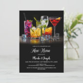 Housewarming Cocktail Party Kaart (Staand voorkant)