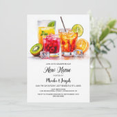 Housewarming Cocktail Party Kaart (Staand voorkant)