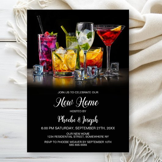 Housewarming Cocktail Party Kaart