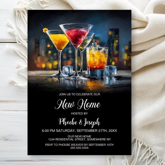 Housewarming Cocktail Party Kaart