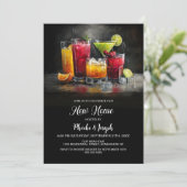 Housewarming Cocktail Party Kaart (Staand voorkant)