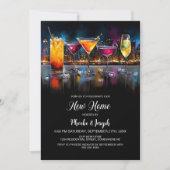 Housewarming Cocktail Party Kaart (Voorkant)