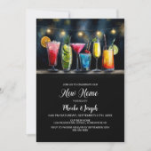 Housewarming Cocktail Party Kaart (Voorkant)