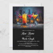 Housewarming Cocktail Party Kaart (Voorkant)