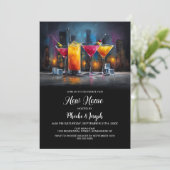 Housewarming Cocktail Party Kaart (Staand voorkant)