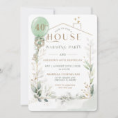 Housewarming en Sjabloon van de verjaardag Kaart (Voorkant)