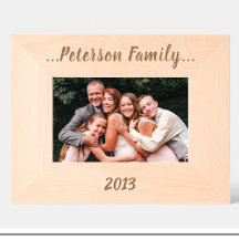 Housewarming Familie Custom houten foto lijst