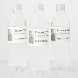 Housewarming Farmhouse Thirlmere Lake District UK Waterfles Etiket