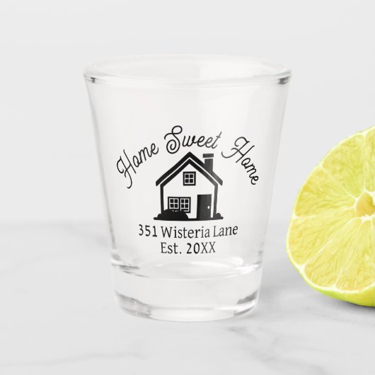 Housewarming Favor Shot Glass Shot Glas (Voorkant)