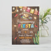 Housewarming Fiesta Feest Nieuw Huis Kaart (Staand voorkant)