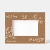 Housewarming Flowers Custom Wood Afbeelding Lijste Gegraveerde Lijstjes (Voorkant)