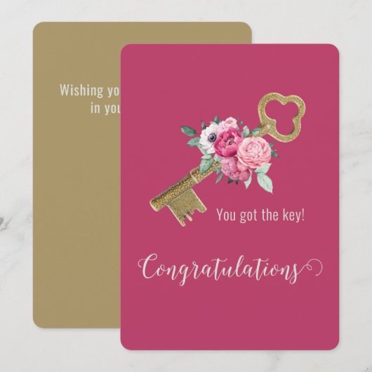 Housewarming Gefeliciteerd Nieuwe huiseigenaar Mod Kaart (Voorkant / Achterkant)