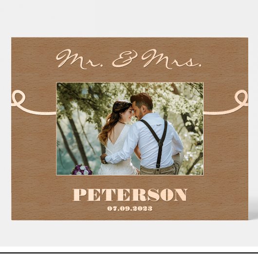 Housewarming Gepersonaliseerd houten afbeelding li Gegraveerde Lijstjes