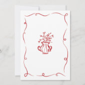 Housewarming grillige hand getekend nieuw huis kaart (Achterkant)