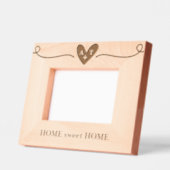Housewarming Heart Monogram Custom Wood Lijsten Gegraveerde Lijstjes (Links)
