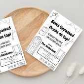 Housewarming Invitation Cute and Funny Kaart