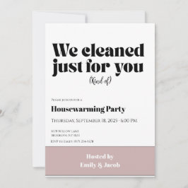 Housewarming Invitation • Funny New Home Party Inv Kaart