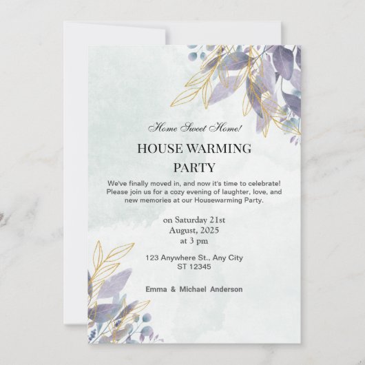Housewarming Invitation Kaart (Voorkant)