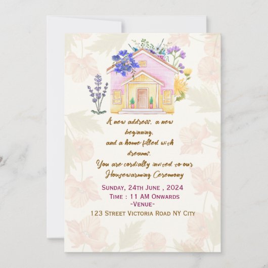 Housewarming Invitations  Kaart (Voorkant)