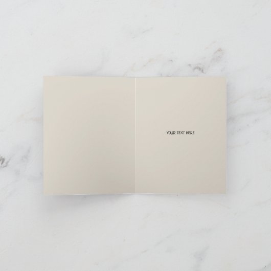 Housewarming Kaart met deurknop en deurplaat (Binnen)