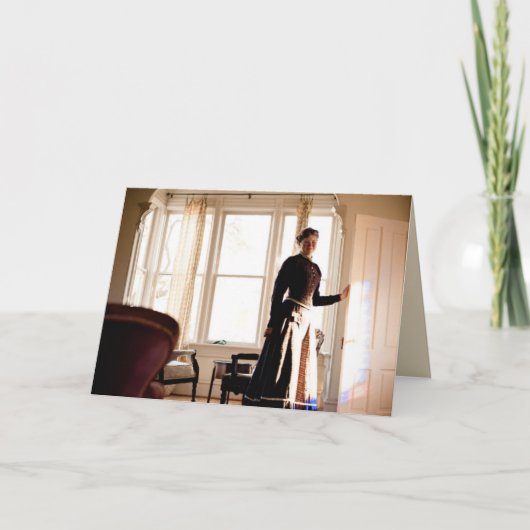 Housewarming-kaart - Victoriaans offerte binnen Bedankkaart (Voorkant)