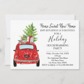 Housewarming Kerstvakantie Nieuw Home Bash Kaart (Voorkant)