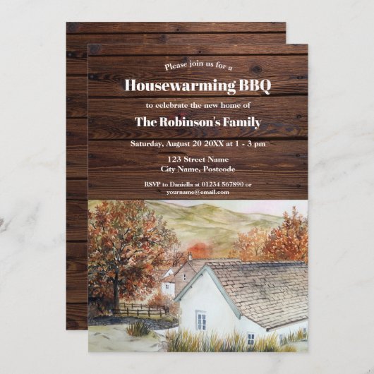 Housewarming New Home Buttermere Village England (Voorkant / Achterkant)