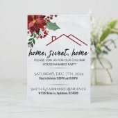 Housewarming New Home Chili Seizoensfeest Uitgenod Kaart (Staand voorkant)