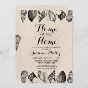 Housewarming New Home House Shells Ocean Beach Kaart