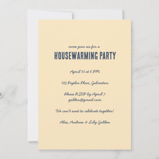 Housewarming Nieuw Huis Tuin Waterverf Schattige F Kaart (Achterkant)