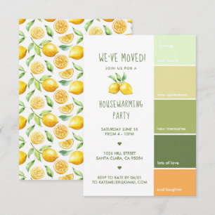 housewarming party   Bewerkbare kleur van de verfc Kaart