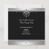 HouseWarming Party Chandelier Rich Silver Black Kaart (Achterkant)
